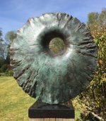 sculpture_bronze_abstract_resin_flare_lynn_warren