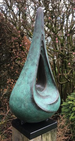 bronze_resin_sculpture_abstract_sanctuary_lynn_warren